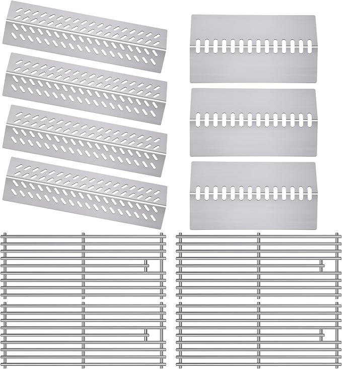 16GA Grill Heat Plates 9MM 16517 Grill Grates for 16631 16520 Bull Grill Replacement Parts, BBQ Bull Angus 4 Burner 47628 47629, Bull Outlaw 26038 26039, Steer Premium 69008, Lonestar 87049