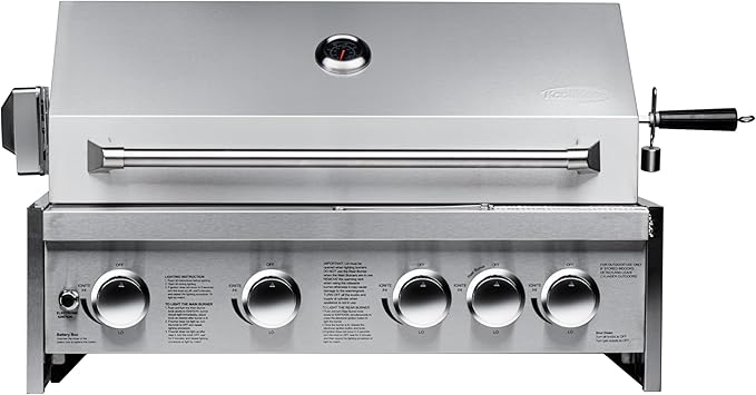 KoolMore Outdoor Kitchen 30 in. BBQ Liquid Propane Grill with Cabinet in Stainless-Steel (KM-OKS-BQ30-BQ30CAB)