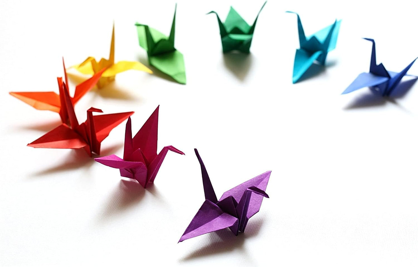 BUBU Origami Paper Kit 1000 Sheets 6 Inch Square Double Sided Color 20 Vivid Colors for Beginners Trainning and School Craft Lessons