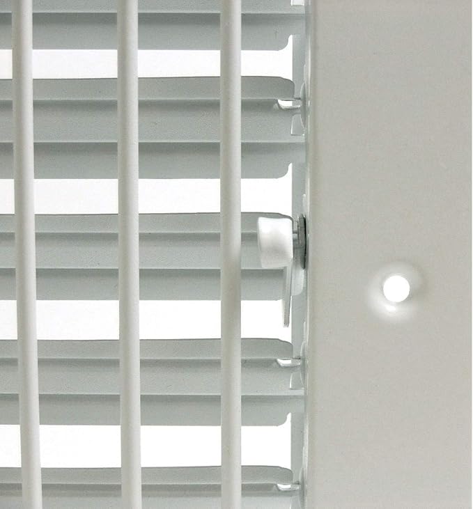 Adjustable AIR Supply Diffuser - HVAC Vent Cover Sidewall or Ceiling Adjustable AIR Supply Diffuser - HVAC Vent Cover Sidewall or Ceiling - Grille Register - High Airflow… (8"w X 6"h