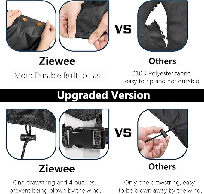 Patio Furniture Covers Outdoor Table Cover Waterproof Rectangular 420D Garden Dining Table Cover Wind Dust Proof Anti-UV Patio Sectional Couch Cover Table and Chair Set Covers 74"Lx47"Wx28"H Black