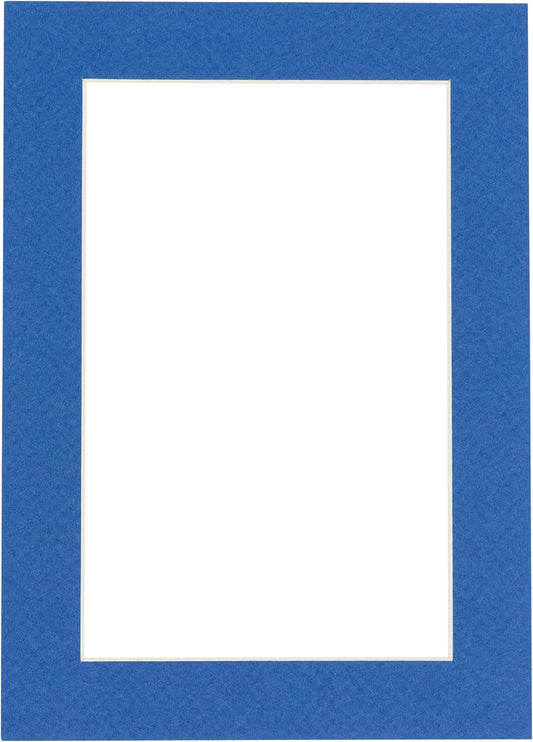 11x14 Mat for 8.5x11 Photo - Precut Royal Blue Picture Matboard for Frames Measuring 11 x 14 Inches - Bevel Cut Matte to Display Art 8.5 x 11 Inches - Acid Free ONE MAT with Backing Board & Clear Bag
