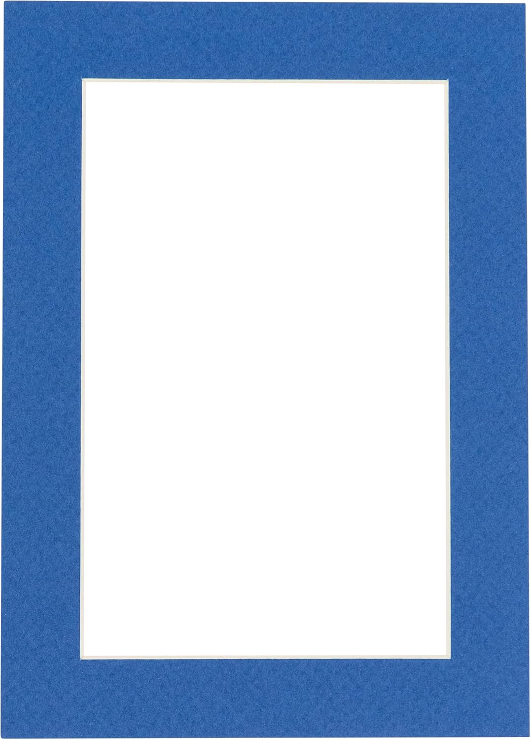 5.5x8.5 Mat for 8.5x11 Frame - Precut Mat Board Acid-Free Royal Blue 5.5x8.5 Photo Matte For a 8.5x11 Picture Frame, Premium Matboard for Family Photos, Show Kits, Art, Picture Framing, Pack of 1 Mat