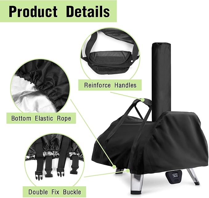 Pizza Oven Cover for Ooni Karu 2 Pro Karu 16, Waterproof Pizza Oven Cover Accessories Outdoor