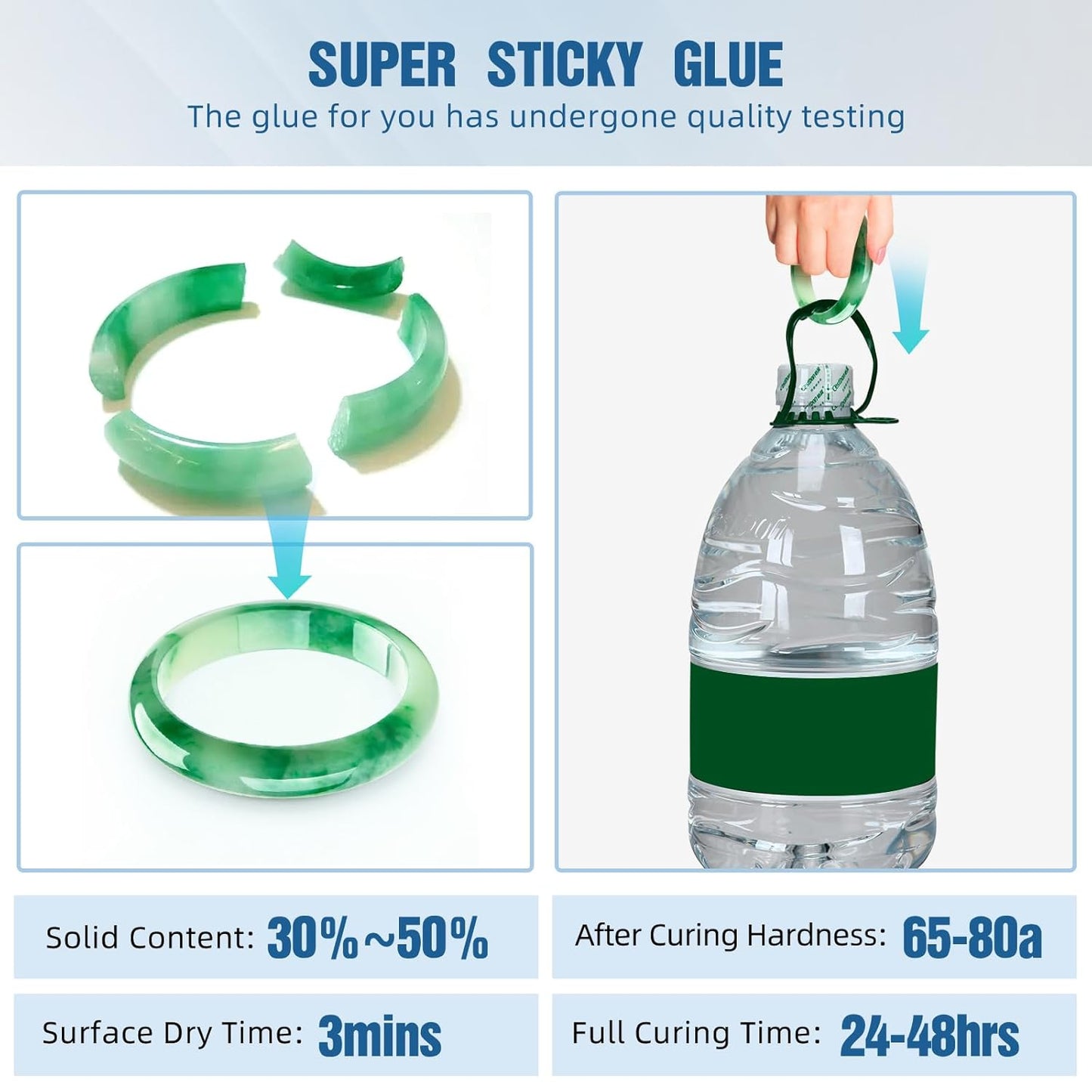 110 ml B7000 Adhesive for Crafts, Clear Glue with Spreaders and Dotting Pen Tool, Multipurpose for Rhinestones, Fabric, DIY, Makeup, Shoes, Jewelry Making, Nail Art