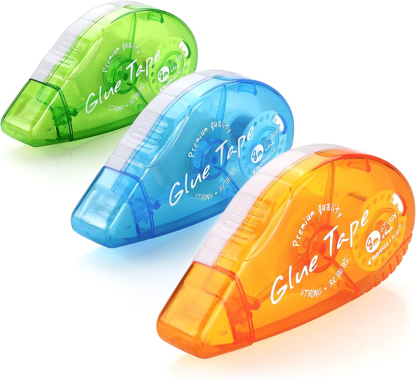 Tamaki 6 Pack Double Sided Tape Roller, Adhesive Scrapbooking Glue, Dispenser Runner for Crafts and Arts Projects, Photo Adhesive for Scrapbooking