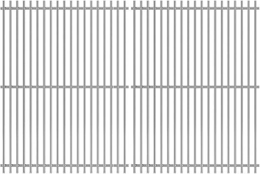 18.75" Cooking Grates for Weber Genesis II 300 and Genesis II LX 300 Series Gas Grills, Genesis II E&S 310 315 320 325 340, Stainless Steel Cooking Grid Replacement Parts for Weber 66095 84136