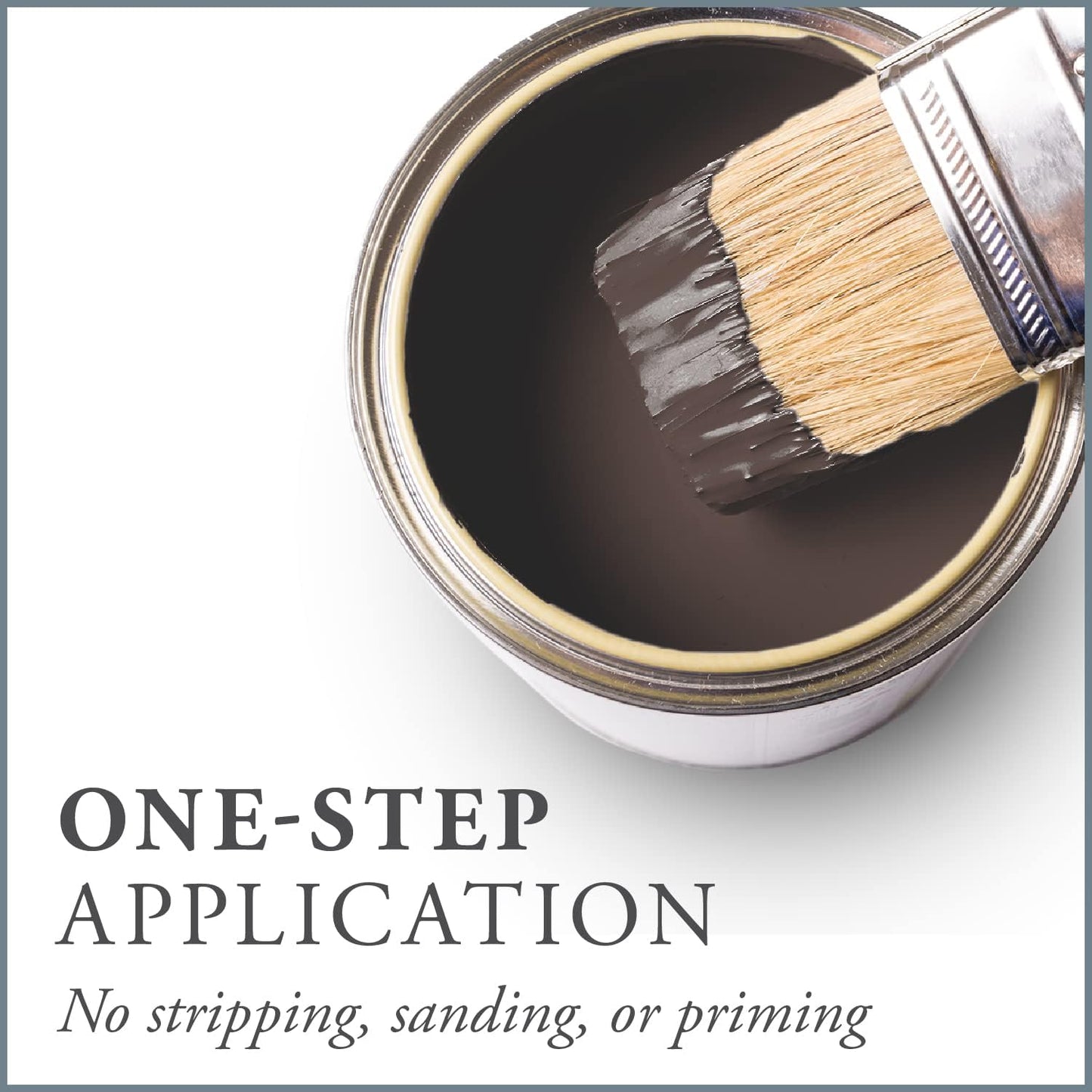 AMY HOWARD AT HOME Chalk-Based One Step Paint for Furniture, Cabinetry, Decor, Finish, and More | No Stripping, Sanding, or Priming | Dark Base | 32 Ounce | Windsor