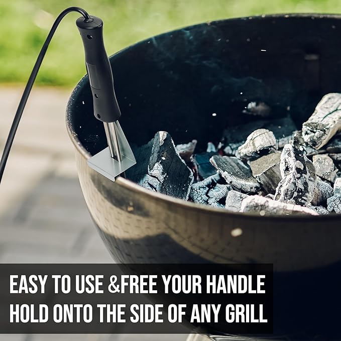 Skyflame Electric Charcoal Starter 600W – BBQ Grill Lighter for Outdoor Grill, Smoker and Fireplace, Fire Starter Tool Quickly & Easily Ignite Coals Briquettes