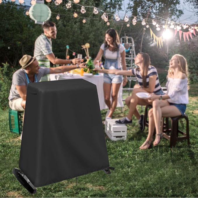 Grill Cover Compatible for Cuisinart CGG-180 Cuisinart Petite Gourmet Portable Gas Grill with VersaStand, Waterproof Outdoor Grill Stand Covers -30 x 20x 29inch