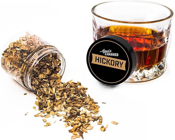 400 Cocktail Smoker Wood Chips - Bold Flavors Big Pack - Pecan, Hickory, Oak, Mesquite - Whiskey Smoker Wood Chips for Bourbon & Cocktail Smoker Kits