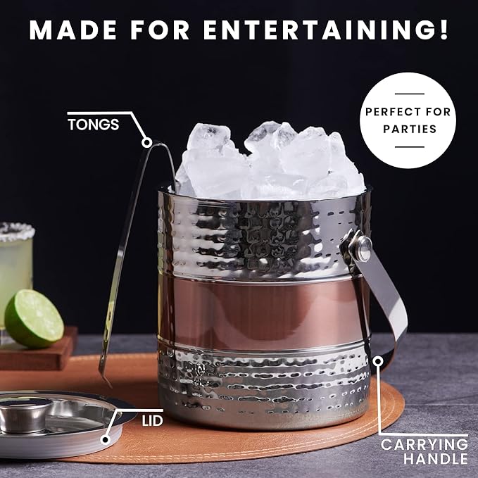 Elementi Granville Fire Pit Bundle Outdoor Firepit Set Includes 60” Propane Concrete Firepit Table, Glass Windscreen, Stainless Steel Cover, Tank Cover, Canvas Cover, Floor Mat, Ice Bucket