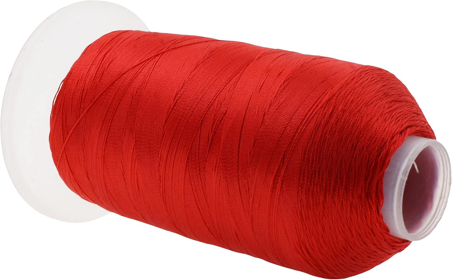 Mandala Crafts Red Heavy Duty Thread -1500 Yds Tex 90 Thread for Sewing Drapery Jeans Leather Hair - Bonded Polyester Thread Outdoor Marine Upholstery Threads