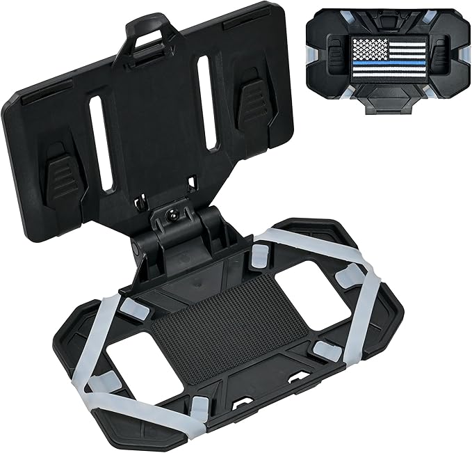 Tactical Plate Carrier Phone Mount, Universal Molle Phone Holder,Tactical Phone Holder Foldable Navigation Board for Tactical Vest Attachments