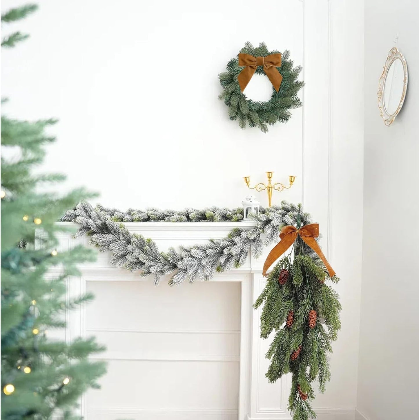 15 Yards Velvet Ribbon 1 Inch Single Face Brown Velvet Ribbon Spool Prefect for Wedding, Ribbons for Gift Wrapping, Vintage Christmas Decor Tree Ornaments Wreath Hair Bows, Ribbons for Crafts