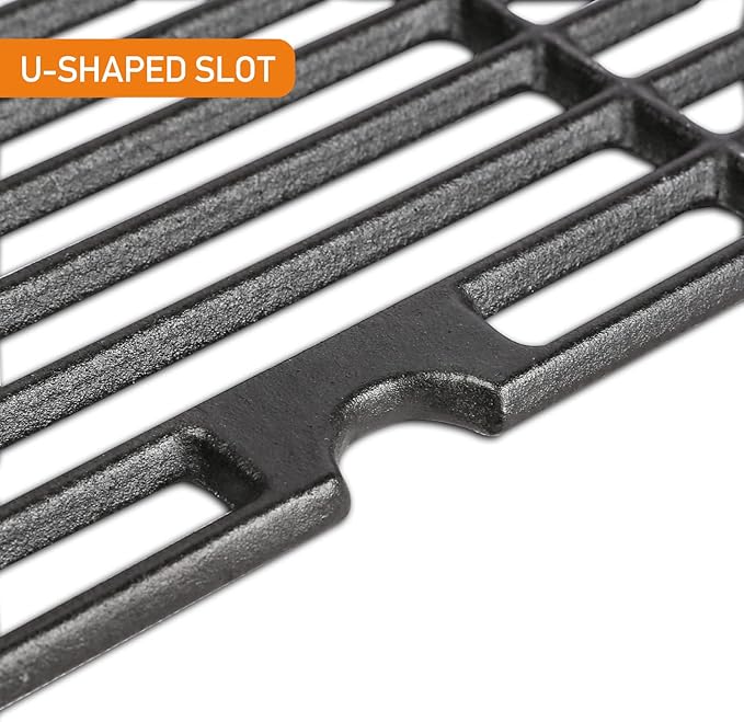 Hisencn Grill Grates 18 Inch for Charbroil 463244819 463276517 463245917 463276617, Grill Grates Replacement Parts for Char-Broil 463277918 466245917 463274719, G470-0003-W1 G470-0002-W1
