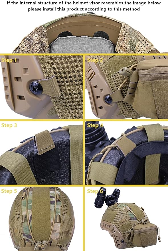 Tactical NVG Battery Pouch Helmet Mounted, Counter Weight Pouch GP Balance Retention for Fast MK1 PJ Airsoft Helmet