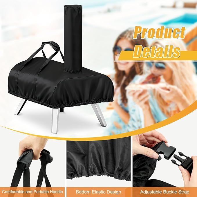Pizza Oven Cover for Pellethead,TwoPone Waterproof Pizza Oven Accessories Carry Cover for Outdoor