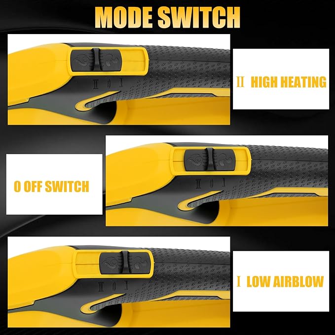 Cordless Electric Fire Starter for Dewalt 20V Battery, Charcoal Starter and Lighter, 400W Motor 1470℉ Maximum for Grill, BBQ, Wood Burning Fireplaces & Camping(No Battery)