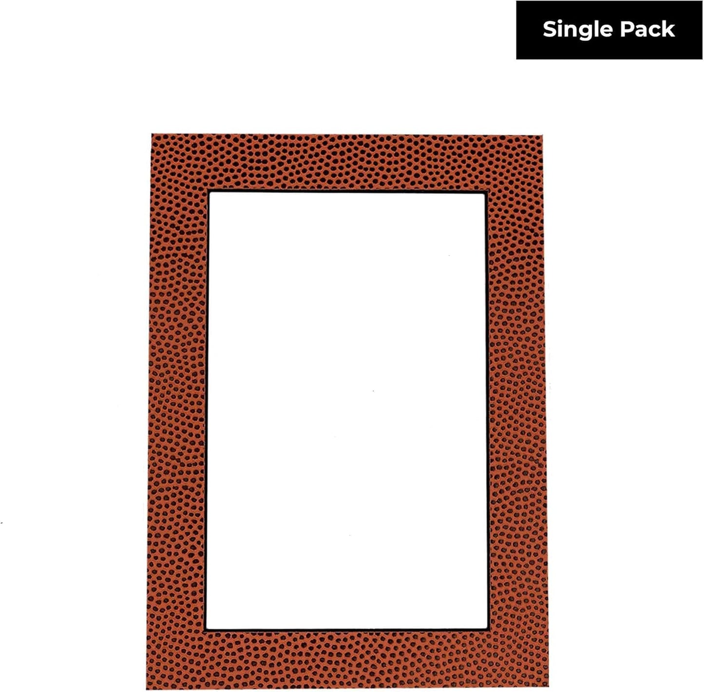 11x14 Mat Bevel Cut for 8.5x11 Photos - Acid Free Football Texture Precut Matboard - For Pictures, Photos, Framing - 4-ply Thickness