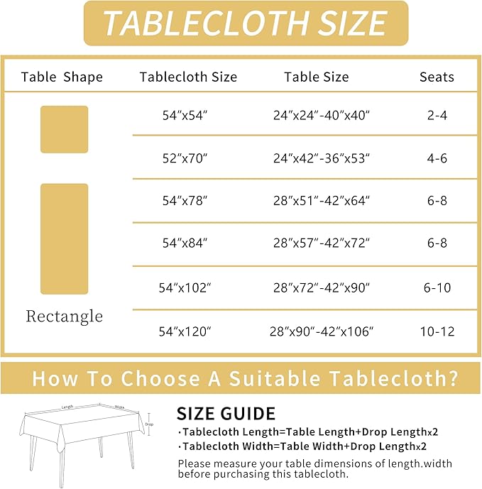 Rectangle Table Cloth,100% Waterproof Tablecloth Oil Proof Spill Proof Vinyl Table Cloth, Wipe Clean Plastic Table Cover for Dining, Camping, Indoor and Outdoor 54" x 84",Light Green