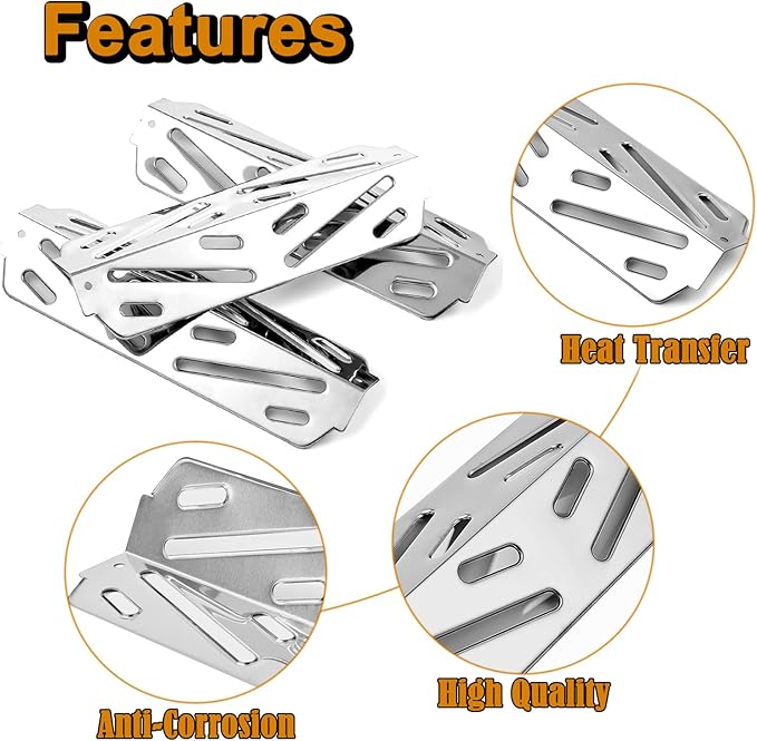 Genesis II E-310 Grill Parts Replacement for Weber Genesis II E310 II SE-310 II E-335 II E335 II E-315 Stainless Steel Genesis 2 Grill Parts 66795 Flavorizer Bars 66685 Heat Deflector 66095 Grates