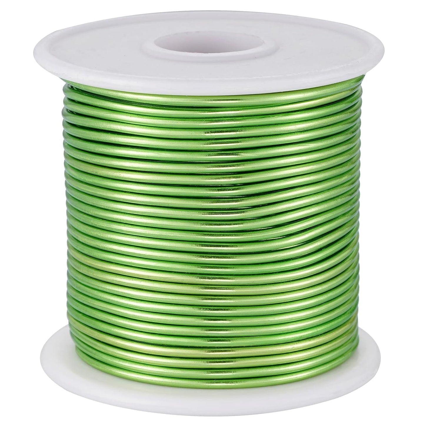 12 Gauge Light Green Aluminum Craft Wire (105FT) - Anodized for Jewelry Making, Beading Floral, Plant Gardening, Sculpting & Modeling Craft Wire (Light Green #8, 2mm)