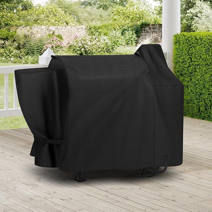 Unicook Pellet Grill Cover Compatible with Pit Boss 820, 820 Deluxe and 850, Outdoor Waterproof Wood Pellet BBQ Smoker Cover, All Weather Protection