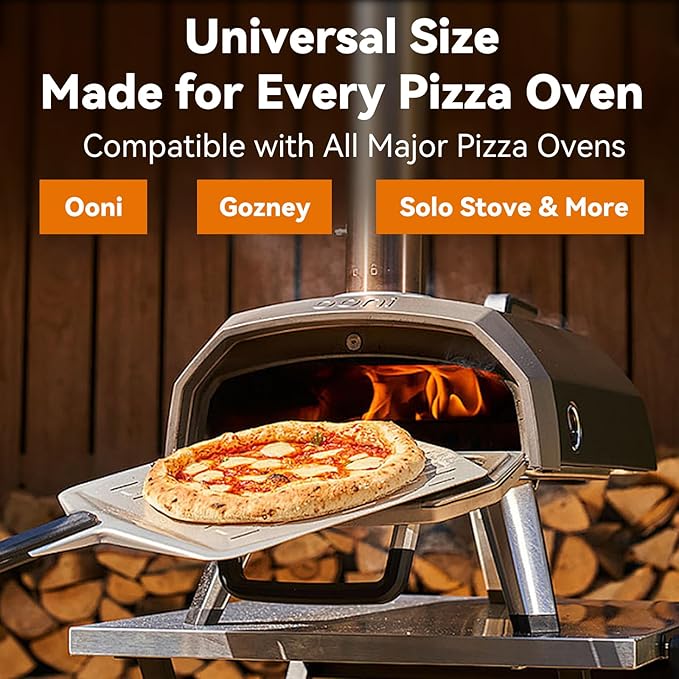 Hickory Pizza Oven Wood 6 Inch, 15 lbs Box – Kiln Dried & Bark-Free Firewood for Pizza Ovens, BBQ Smoking & Grilling – Premium Hickory Wood Logs for Ooni, Gozney, Solo Stove, Bertello