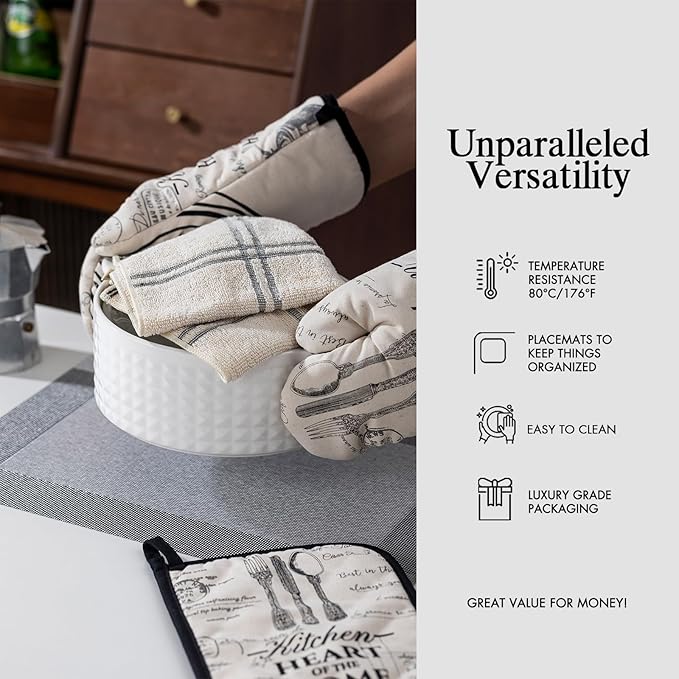 Placemats Set of 4 - Easy Clean Woven Vinyl Placemats for Dining Table, Indoor/Outdoor Place Mats, Washable PVC Table Mats （Silver Cube）