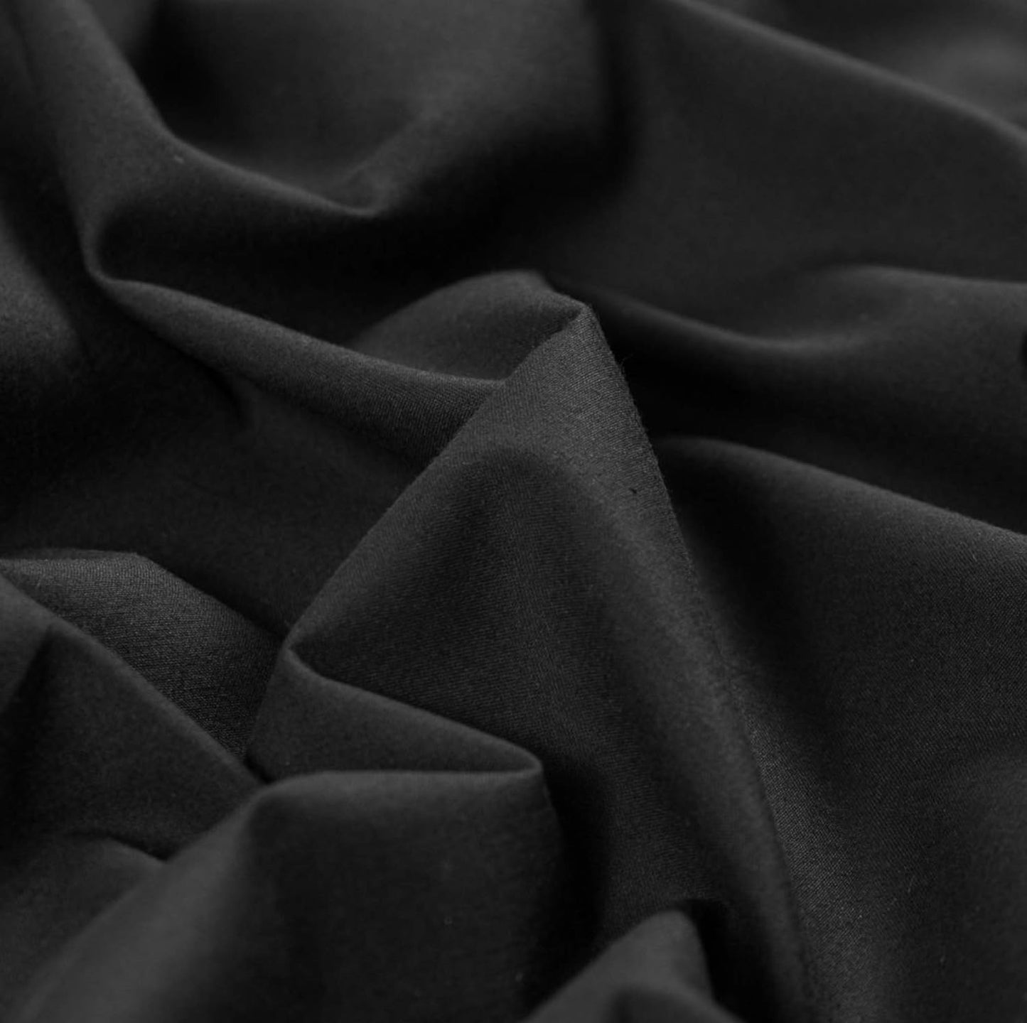 AK TRADING CO. Muslin Fabric/Textile - Draping Fabric - Black 2 Yards Medium Weight - 100% Cotton (60in. Wide)