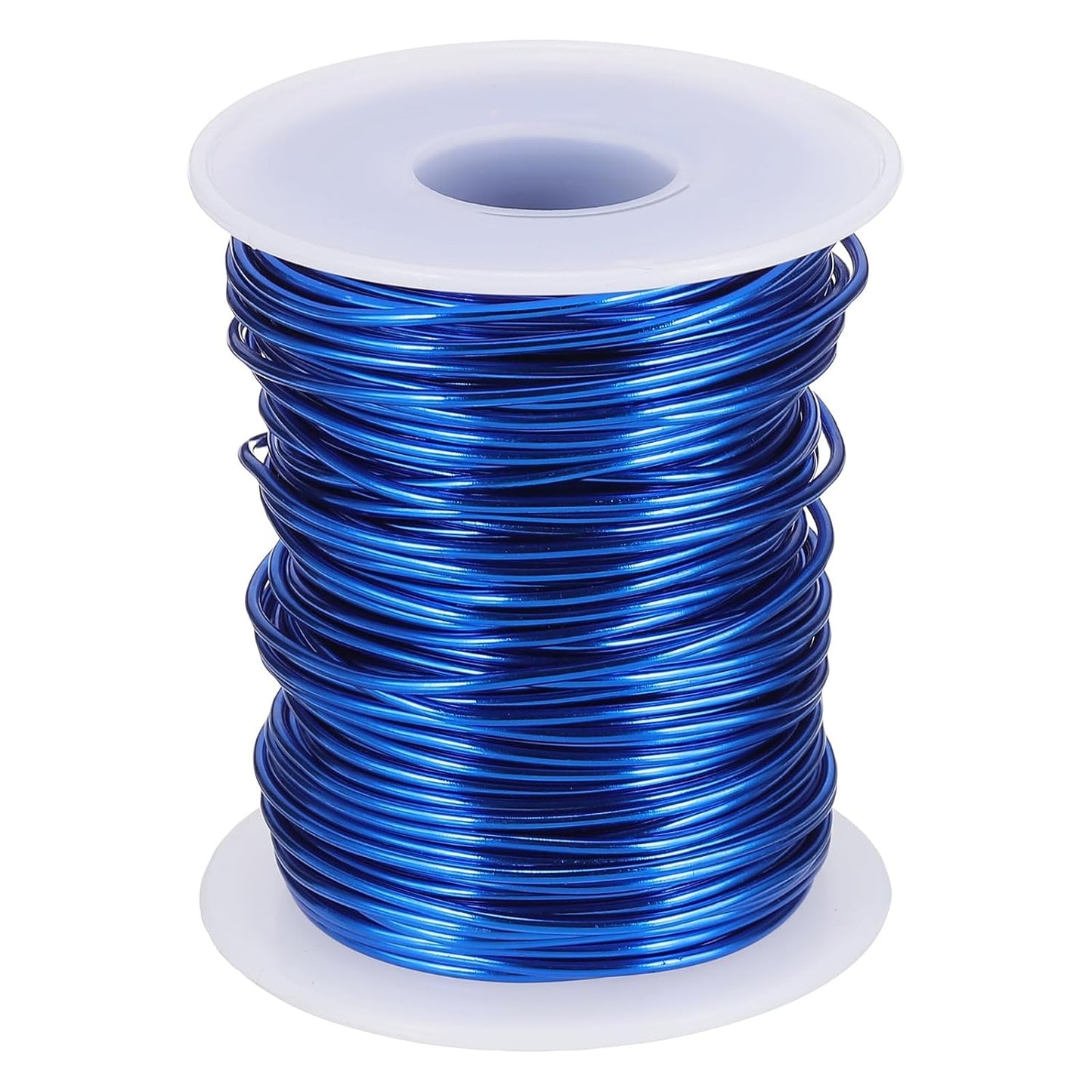 uxcell 16 Gauge / 1.5mm Anodized Aluminum Wire for Jewelry Craft Making, 102 Feet Bendable Flexible Wire for DIY Home Decor Gardening Sculpture, Dark Blue