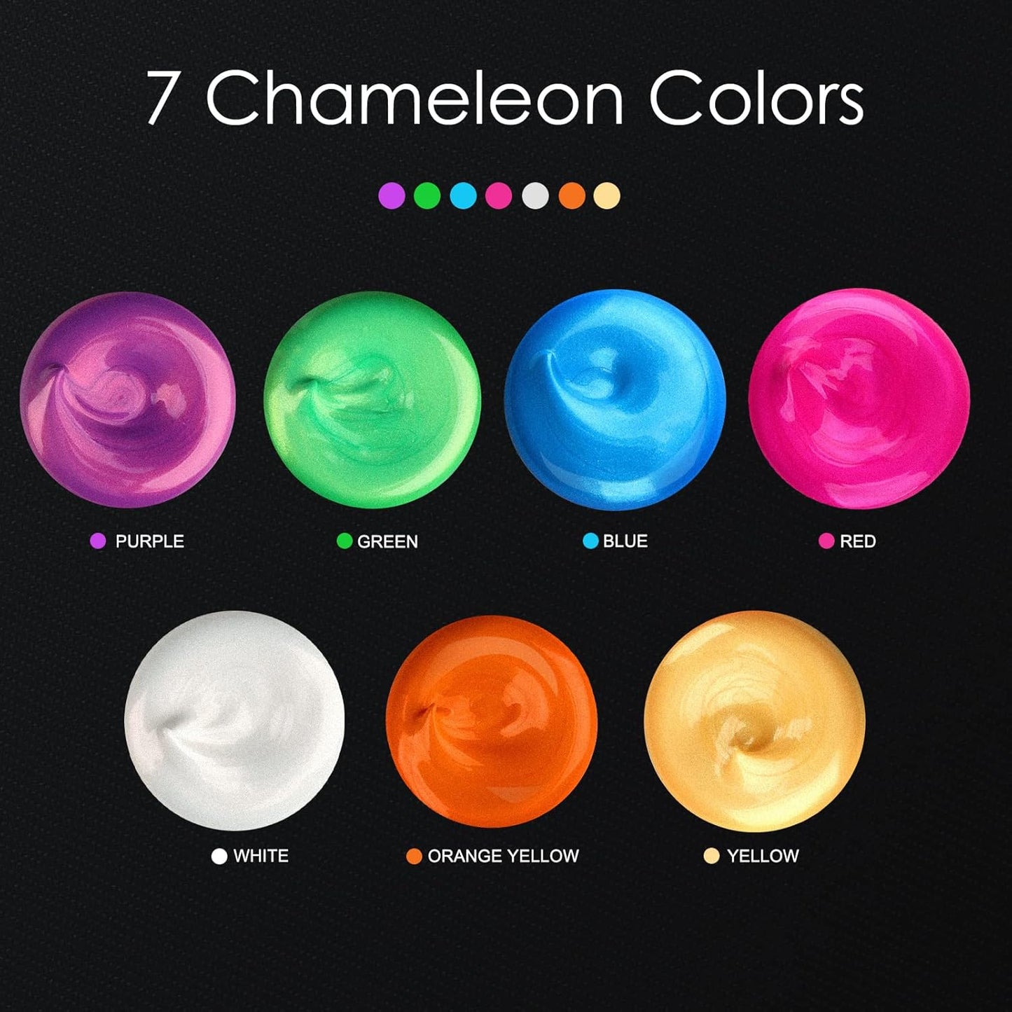 GOTIDEAL Iridescent Acrylic Paint Chameleon Purple Tubes(120ml, 4.1 oz) Non Toxic Non Fading,Rich Pigments for Painters, Adults & Kids, Ideal for Canvas Wood Clay Fabric Ceramic Craft Supplies