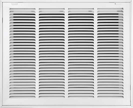 20"W x 16"H [Duct Opening Size] Steel Return Air Filter Grille - Removable Face/Door for 1 inch Filters -HVAC Vent Cover Grill - White [Outer Dimensions: 22 5/8"W X 18 5/8"H]