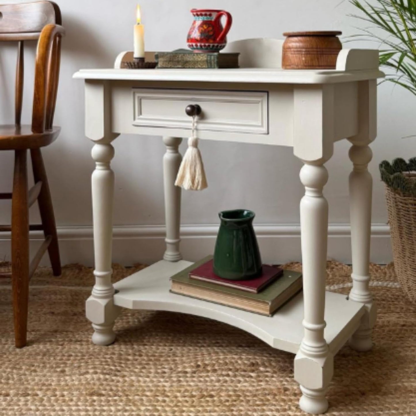 Dixie Belle Paint Company Chalk Finish Furniture Paint – Ecru (8oz) – Matte Chic Chalk Mineral DIY Furniture Paint