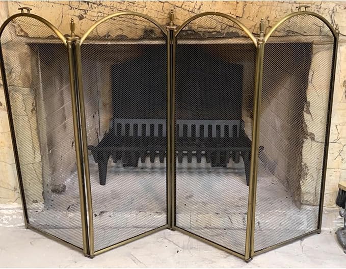 24 inch Fireplace Grate Heavy Duty, Cast Iron Fire Grate - 24" W x 15" D x 7" H