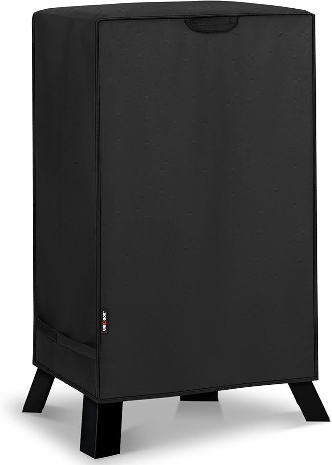 Unicook Electric Smoker Cover 40 Inch, Heavy Duty Waterproof Vertical BBQ Smoker Grill Cover for Masterbuilt, All Weather Resistant, 28" W x 22" D x 39" H