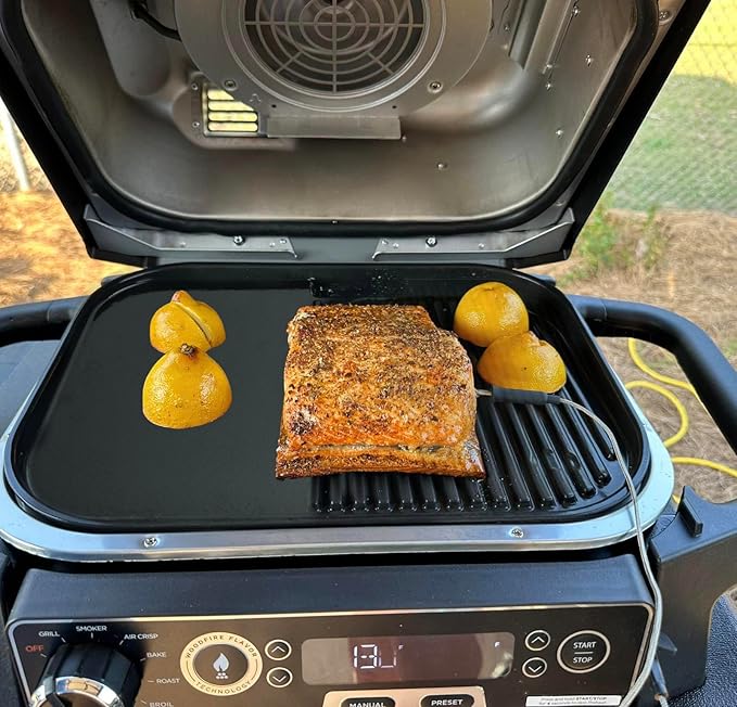 Griddle Plate for Ninja Woodfire Pro XL Connect OG800 OG900 Series, Flat Top 2-in-1 Grill Plate for Ninja Woodfire XSKGRDPLT OG951 OG850 OG952 Grill Accessories