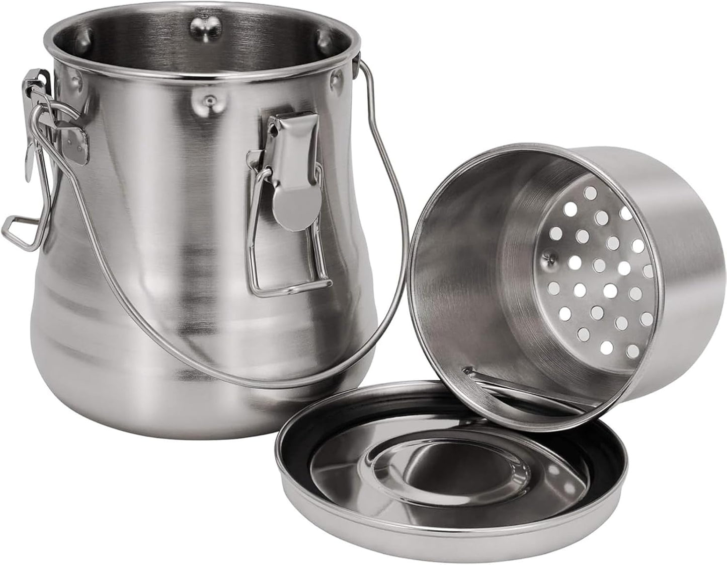 Paint Brush Cleaner, Stainless Steel Airtight Brush Holder and Organizer with Removable Porous Filter for Painting (20.3 oz/600 ml)