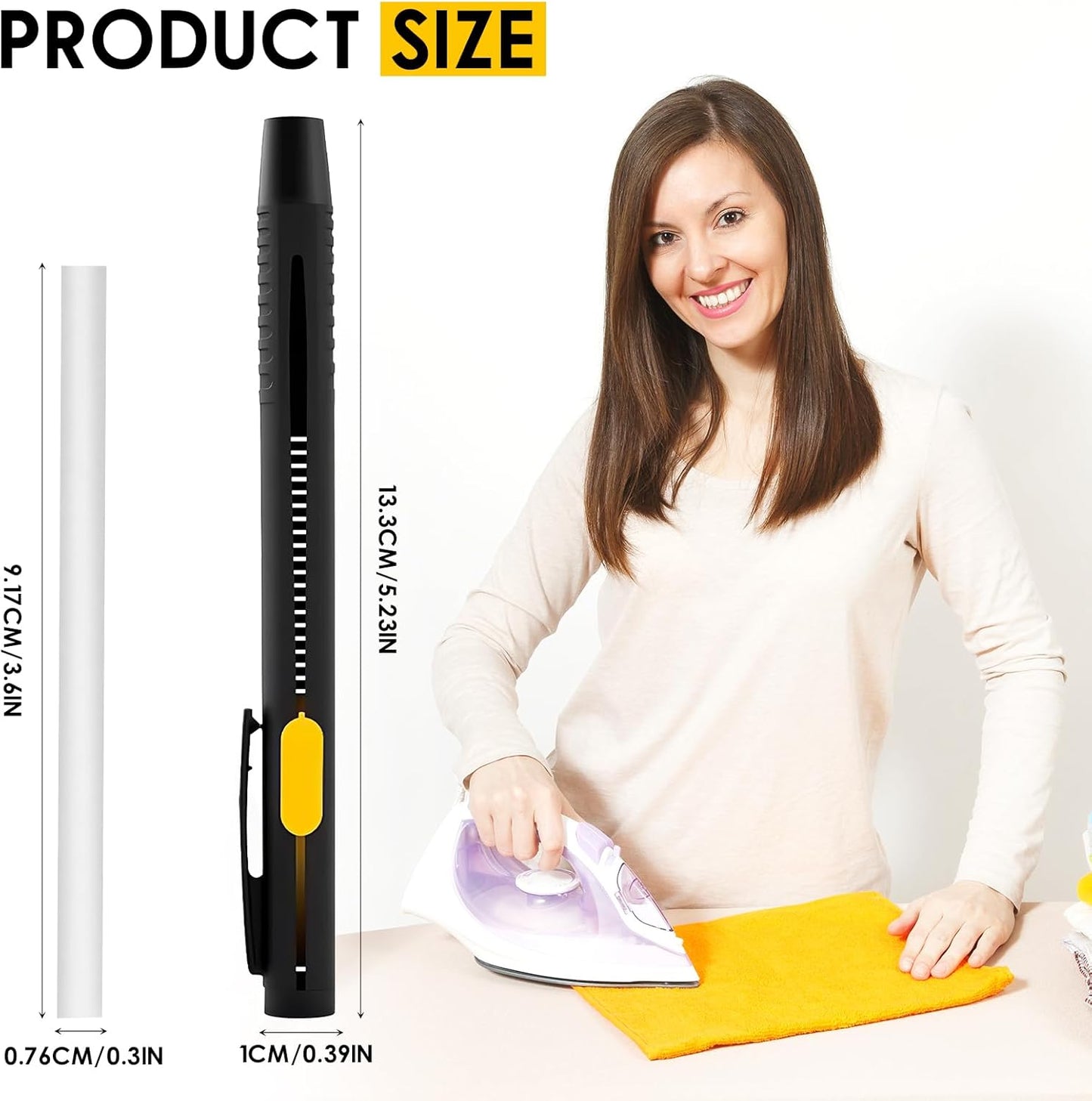 Heat Erasable Fabric Marker for Sewing,Washable,Quilting, Embroidery,Erasable Pens for Fabric,Suitable for Cotton, Knitted Fabrics, DIY Sewing Tools (1 Pen + 20 Premium Refills)