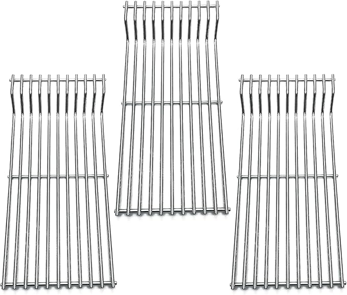S503 Stainless Steel Cooking Grates Replacement Parts for Broilmaster D3 G-3 G-3 EXPL G-3 EXPN G-3 TXPL G-3 TXPN P3 S3 U3 for Thermos 56036T Grids Gas Grill 16-13/16"