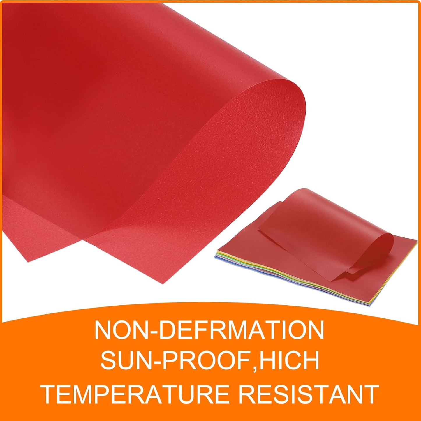 MECCANIXITY Colored Vellum Paper, 20 Sheet Deep Red Transparency 11.7 x 8.2 Printable Vellum Paper, Translucent Vellum Sheets for Printing Wedding Invitations, Ink Jet Laser Printer