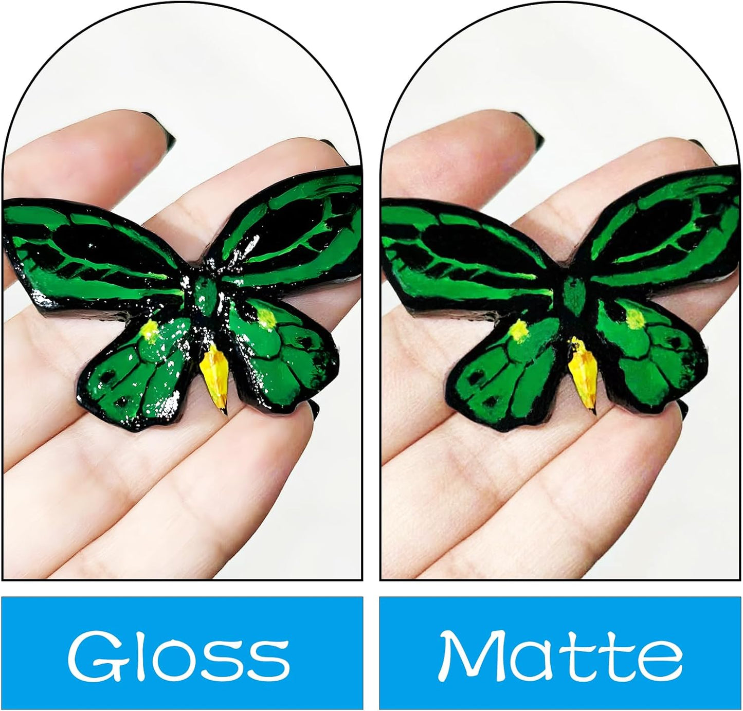 50ml Air Dry Clay Varnish，Air Dry Clay Sealant for Airdry Clay，Air Dry Clay Glaze Can Not Only Used to Prevent Clay Cracking, Scratches, and Wear,It Can Also Having a Glossy Glaze Effect (Gloss)