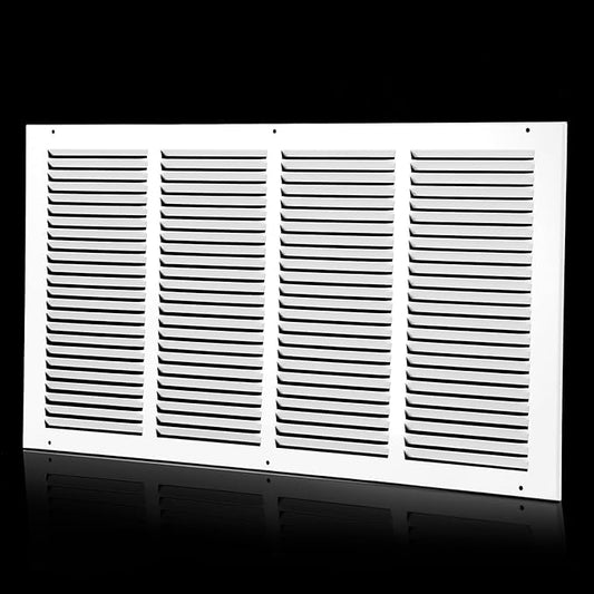 24x14 Return Air Grille(Duct Opening Size),Air Return Vent Cover,Flat Vent Cover,Rejillas De Aire Acondicionado para Casa,Return Air Grilles,Outer Dimensions:25.75"Wx15.75"H(24"Wx14"H, Duct Opening)
