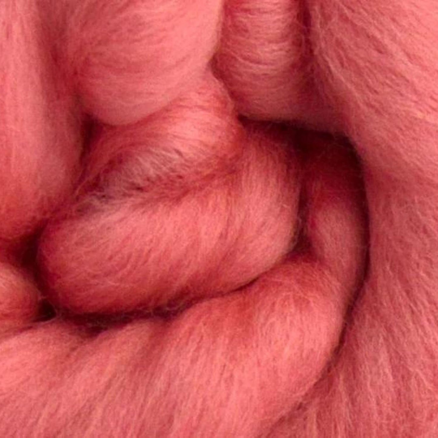 Revolution Fibers Merino Wool Roving | Premium Combed Wool Top | 22 Micron, Perfect for Felting Projects, Spinning, Wall Hangings and Tapestry (Salmon)