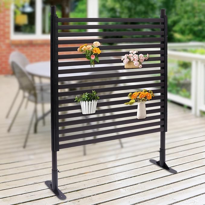 Outdoor Privacy Fence Screen, Tall Divider for Outdoor Garden Backyard Patio Decorative, Privacy Screen Fence Panels