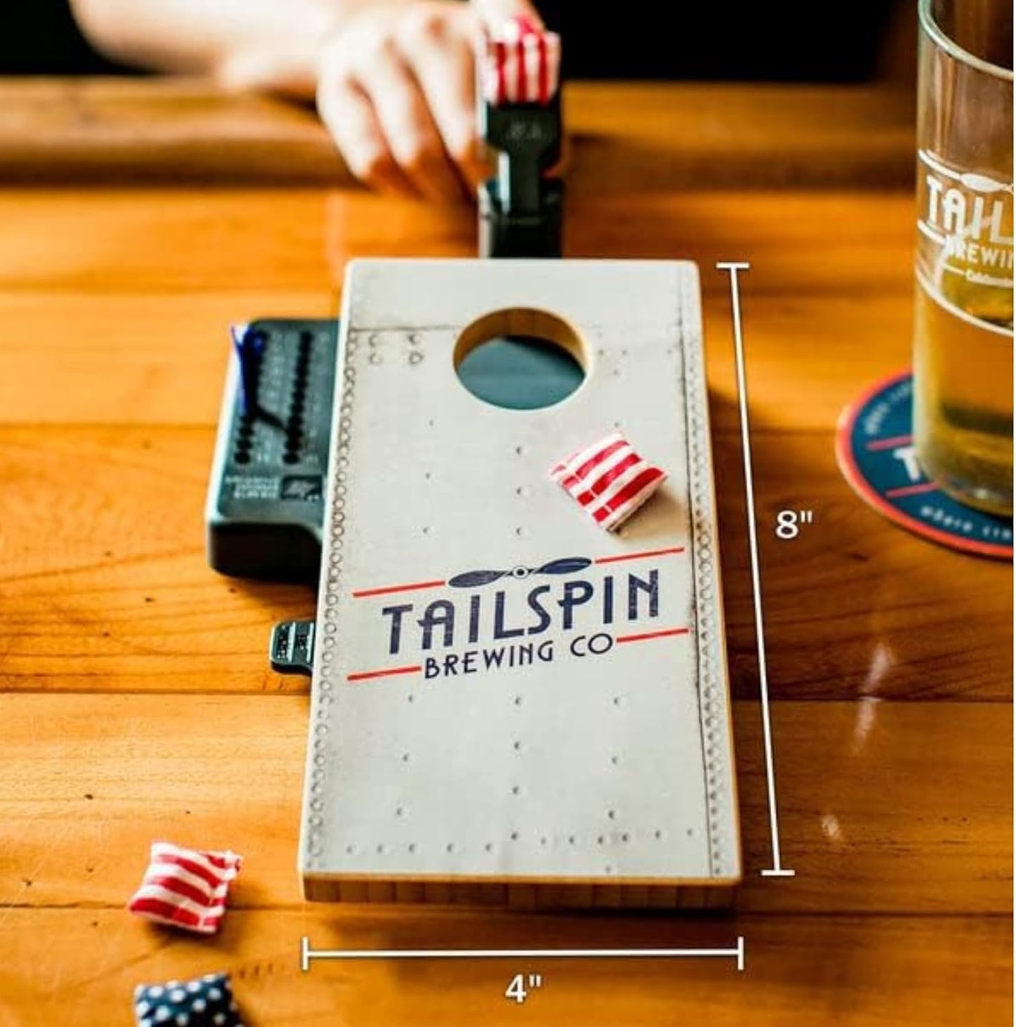 ACA American Cornhole Association Table Top Mini Cornhole Game Set