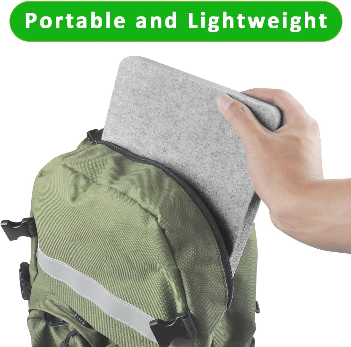 YCWEI YCWEI Needle Felting Pad,100% Natural Wool Needled Felting Mat, 8 x 10 x 1 inch Eco-Friendly Felting Block, Thick and Firm Needle Felting Base