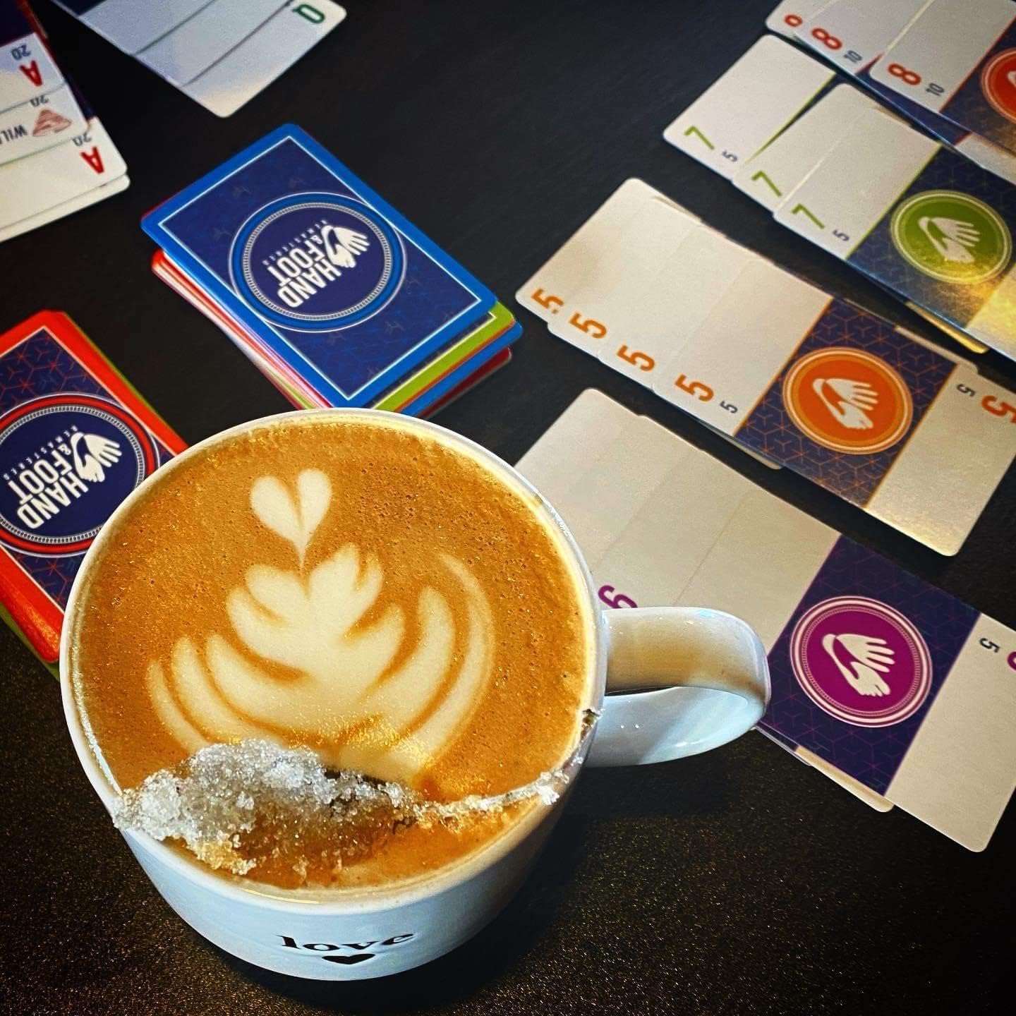 Hand & Foot Remastered 4 Player Edition + Bonus 120-Page Scorepad – Card Game for Adults & Families