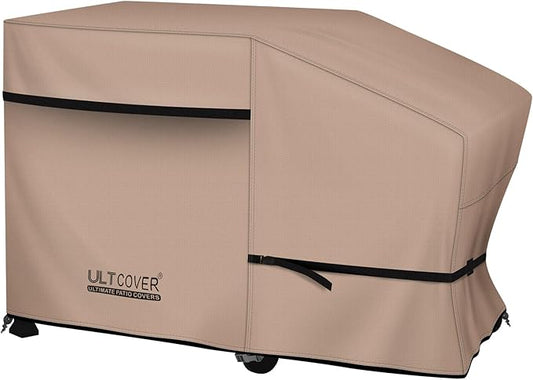ULTCOVER 600D Outdoor Waterproof Griddle Cover for Blackstone Halo LoCo Cookers Nexgrill Weber 22 inch Single Side Shelf Flap Top Grill with Hood